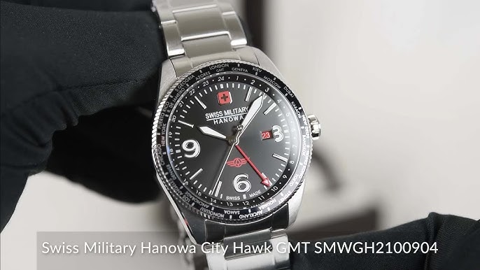 Swiss Military Hanowa City GMT - SMWGB0000506 Hawk YouTube