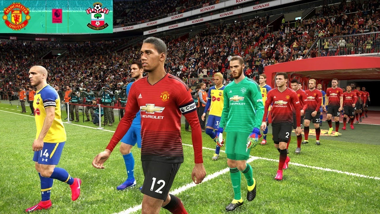 manchester united vs southampton epl 2 march 2019 gameplay