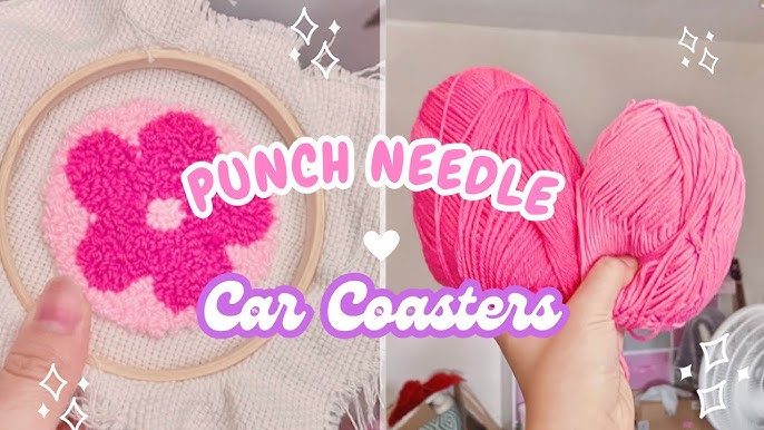 HOW does the ADJUSTABLE PUNCH NEEDLE work. How do the loops actually stay  in? Punch needle explained 