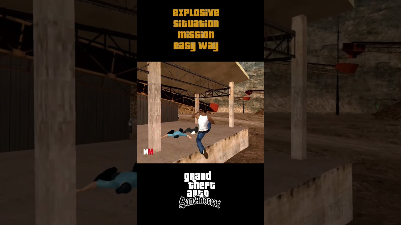EXPLOSIVE SITUATION MISSION EASY WAY | GTA SAN ANDREAS 
