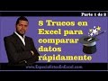 8 Trucos en Excel para comparar datos rápidamente - Parte 1 de 2