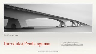 Introduksi Pembangunan