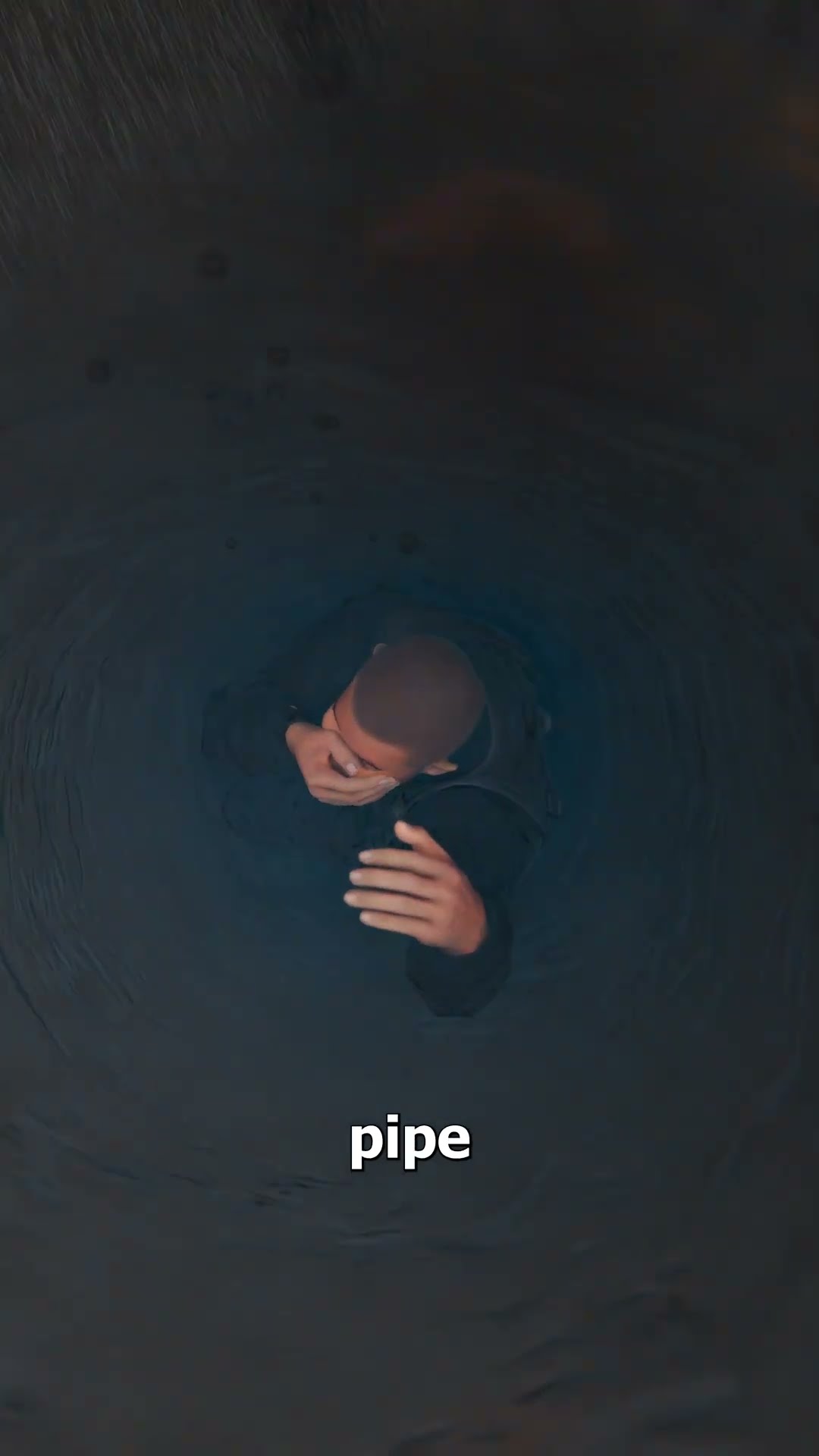 Swept Through A Drain Pipe ?