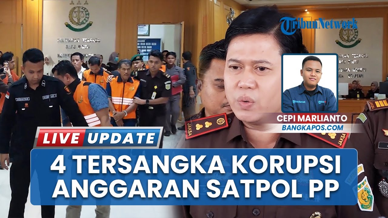Peran 4 Tersangka di Kasus Korupsi Anggaran Satpol PP Bangsel, Kompak Bikin Laporan Proyek Fiktif