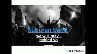 kuburan band (we will stay behind yo) #persib