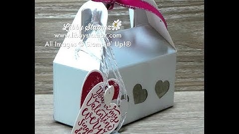 Decorated Silver Mini Gable Box Facebook Live