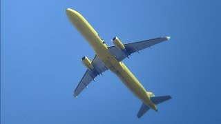 💛🖤💛Spirit Airlines Airbus A321-231SL N678NK NK1677 LGA-DTW💛🖤💛