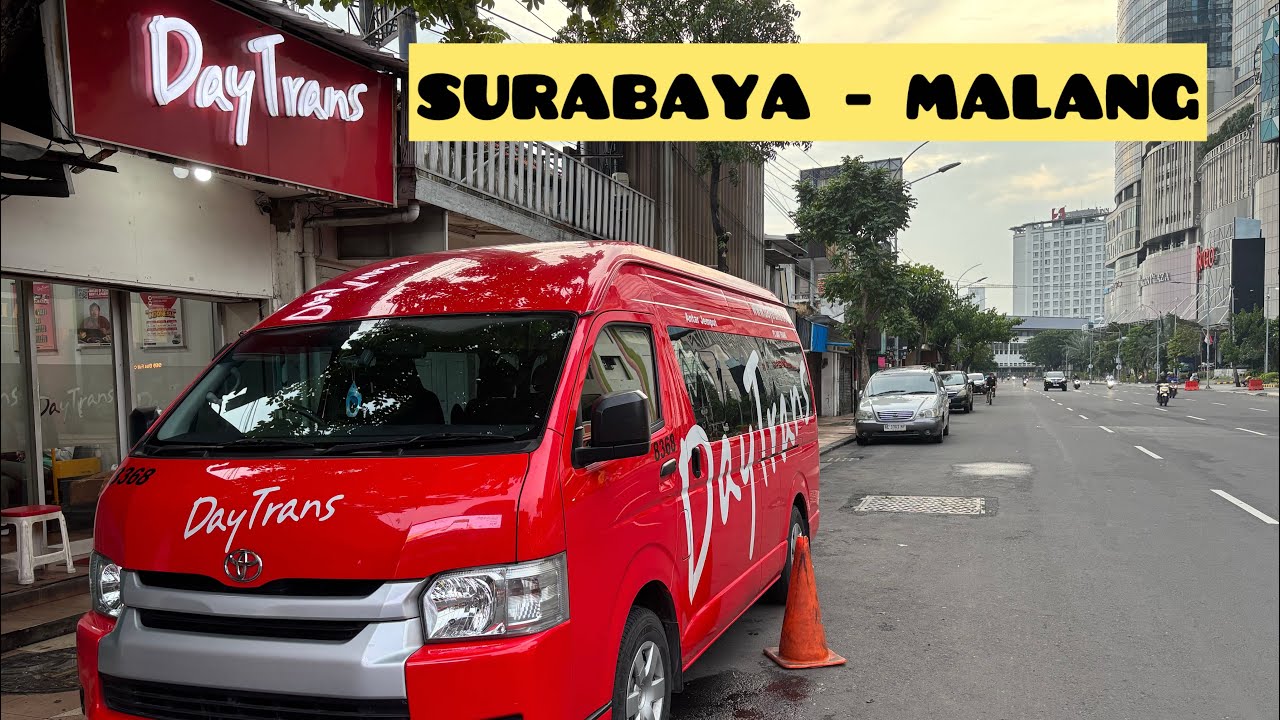 Trip Surabaya ke Malang bersama Daytrans || 06.00 - 08.06 Rp 124.000 Seat 1