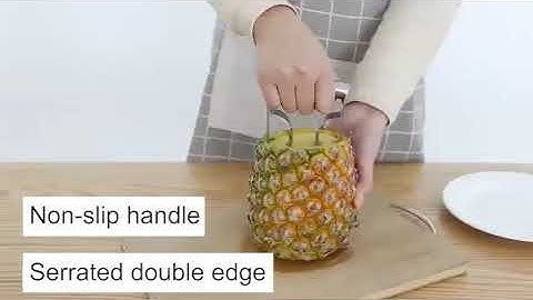 Knife Kitchen Tool Stainless Steel Fruit Pineapple Corer Slicer Peeler Cutter Parer Pineapple Slicer