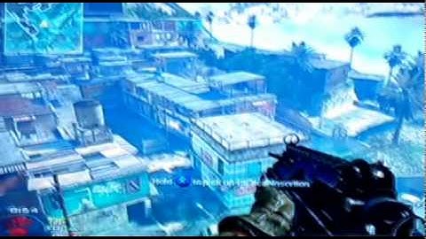 Modern Warfare 2 Glitch on Favela / Endless fall (Split screen WTF)