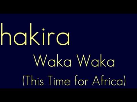 Shakira - Waka Waka (This Time for Africa) Lyrics On Screen - YouTube