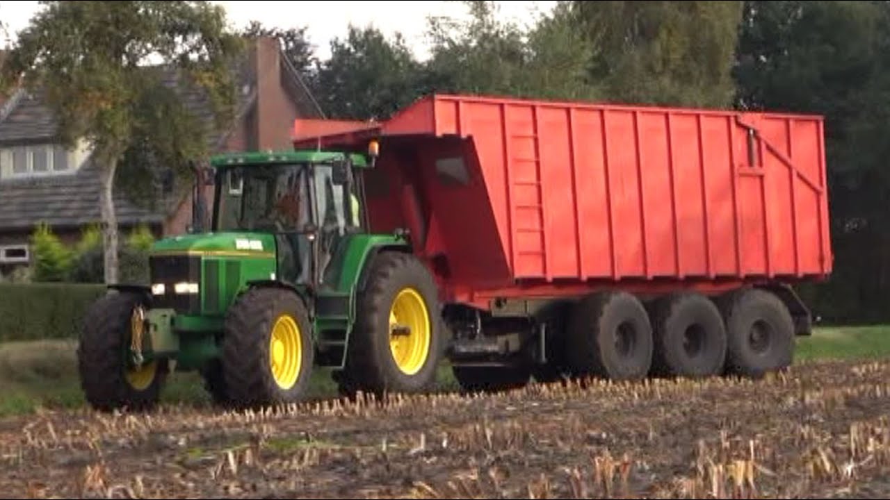Maïs 2012 | Rovers met mooi materiaal | John Deere 7800 met Kurstjens 3 asser | JD 7720 | Claas 890