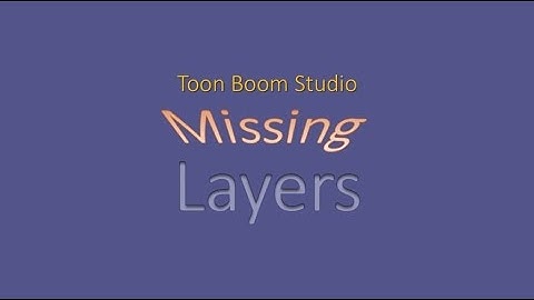 Toon Boom Studio Demo #021 - Finding Drawing Layers