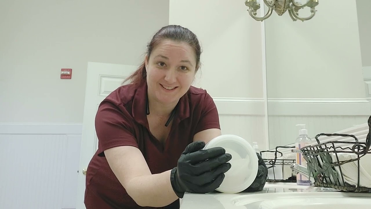 How to properly open disinfectant wipes.