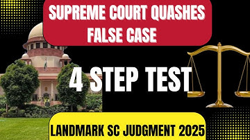 Section 482 CrPC | Supreme Court’s 4-Step Formula to Quash Cases | Atulay Nehra (Hindi)