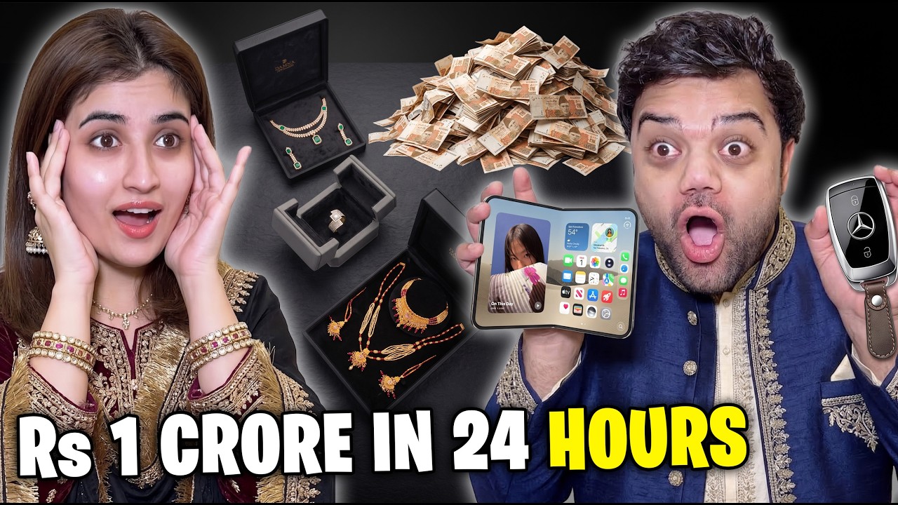 Spending Rs 1 Crore In 24 Hours 🔥