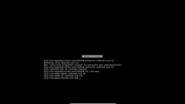 konfigurasi webserver di debian 7