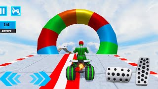 Atv Quad Bike Stunt Racing #2 Impossible Tracks 3D Gameplay Android screenshot 2