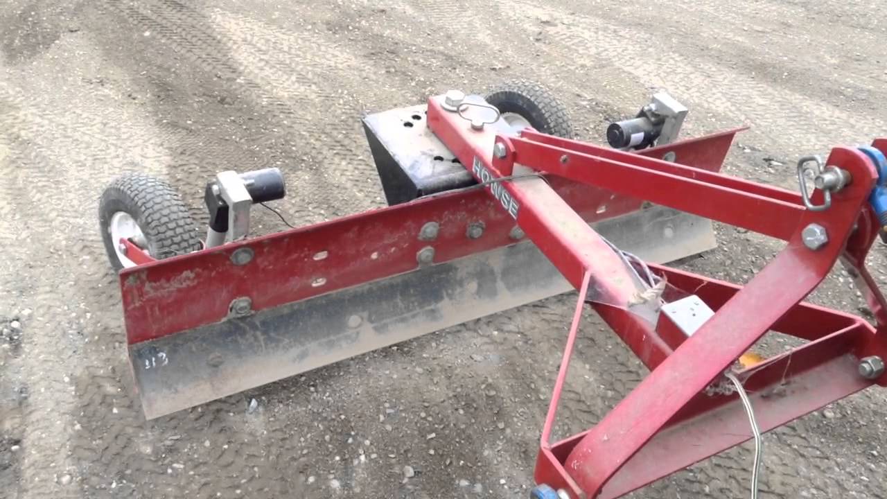 Grader Blade With Electric Actuators Youtube