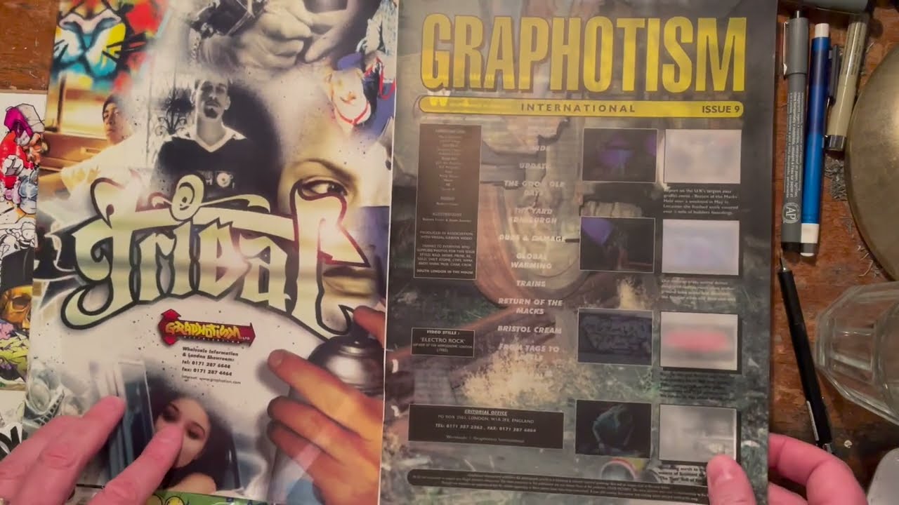Graffiti Magazine Flipthrough - Graphotism issue 9 from 1996