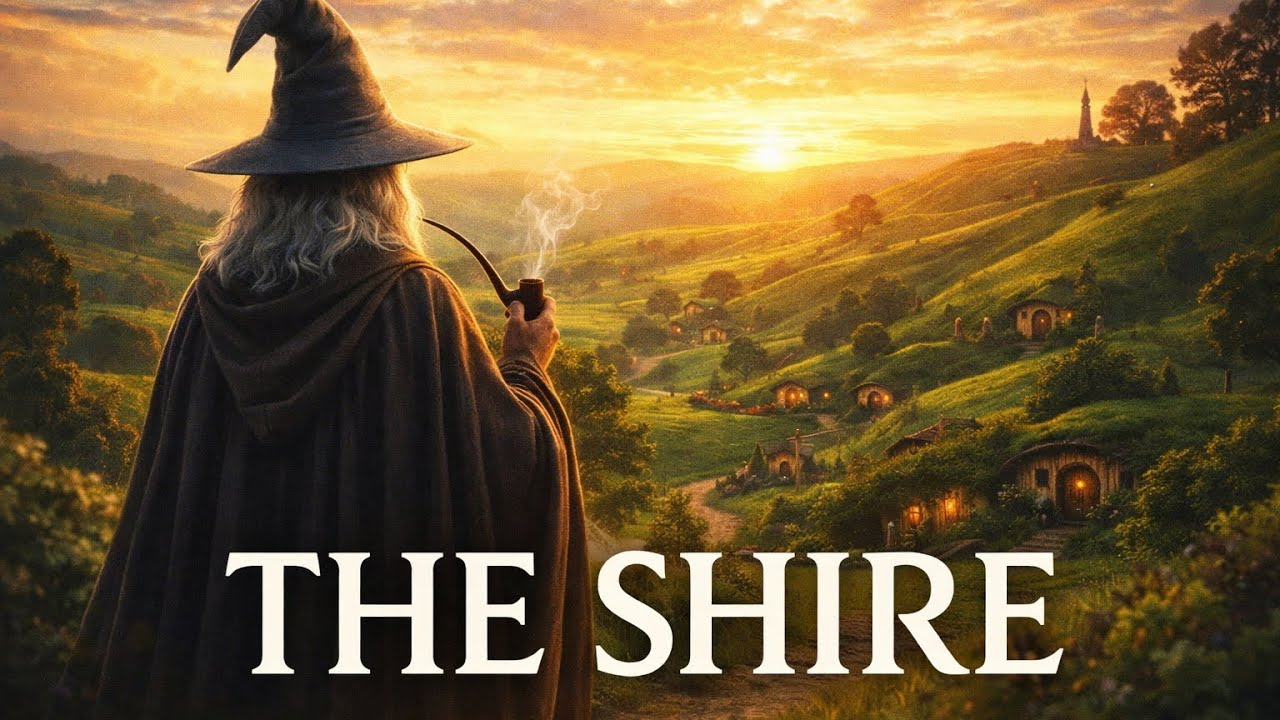 Gandalf Walks Through The Shire | Peaceful LOTR Study Music & Ambience