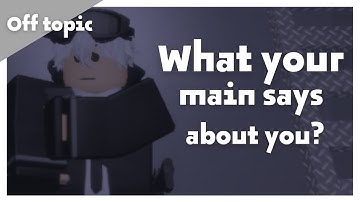 What your main character says about you | Roblox Daybreak