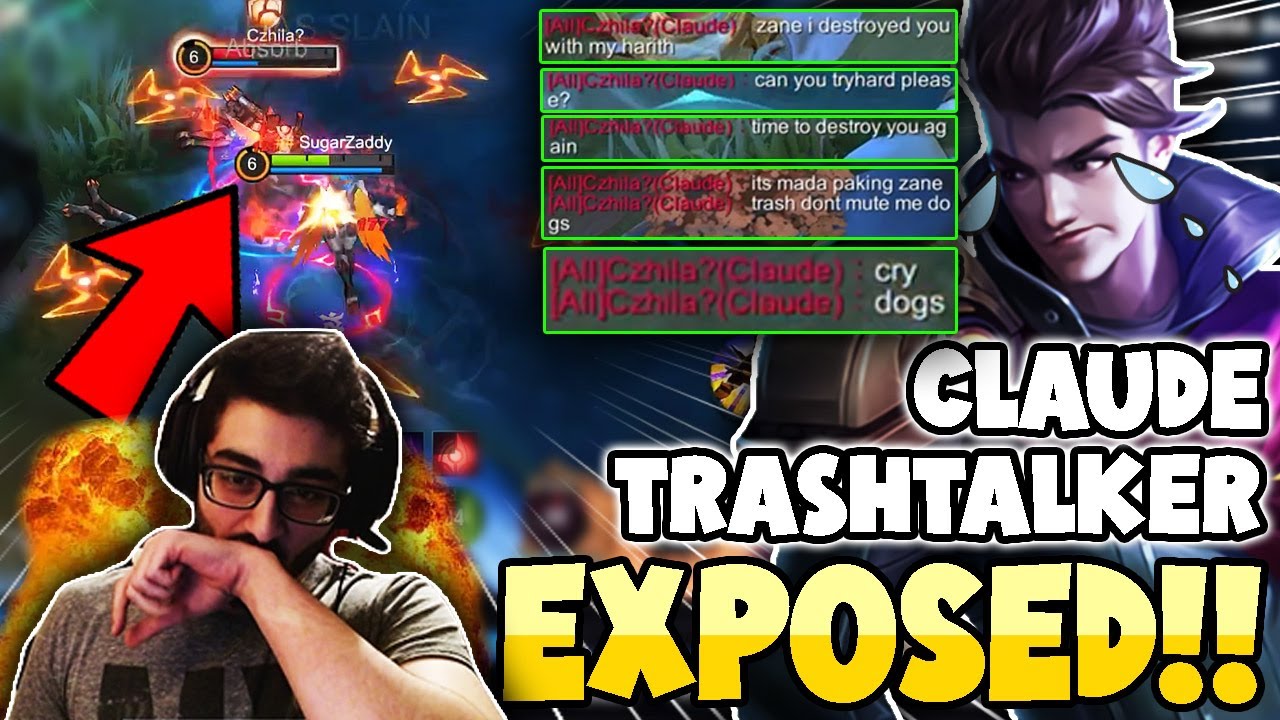 One Trick Claude Exposed LIVE! | Saber | Mobile legends | MobaZane