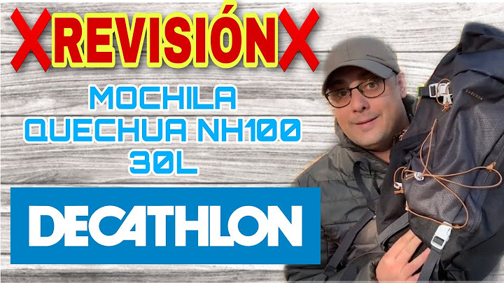 ❌ REVISIÓN ❌ MOCHILA 🎒 DE MONTAÑA Y SENDERISMO NH100 30 Decathlon