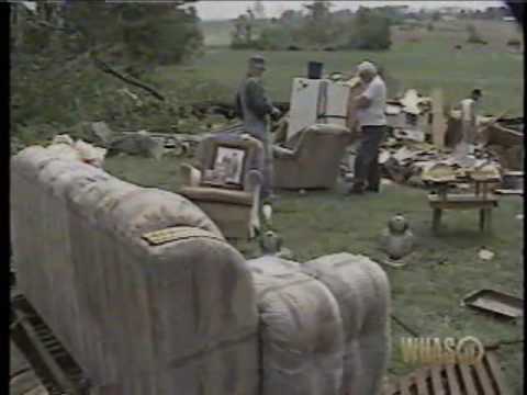 WHAS-TV 1995: 5/14/95 6PM part 2 Mothers Day Tornadoes