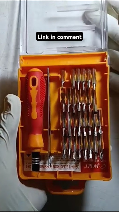 32 in 1 screwdriver set /unboxing/details/review/experience/#link in comment#