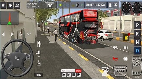 IDBS Bus Simulator • Juragan 99 Double Decker Bus Upside Down • Android Gameplay