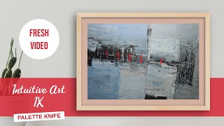 Acrylic Abstract Painting For Beginners Step By Step | INTUITIVE ART 9