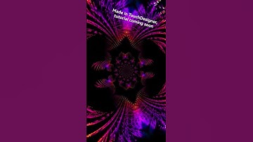 Trippy visuals made in TouchDesigner