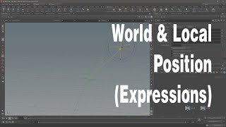 Houdini - Getting World And Local Positions In Expressions In The Object Context