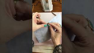 HOW TO Make Elastic Binding In A Journal #shorts #tutorial