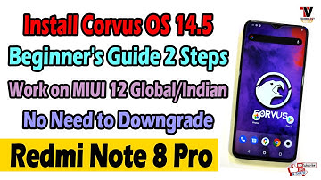 Redmi Note 8 Pro : Install Corvus OS 14.5 Beginner
