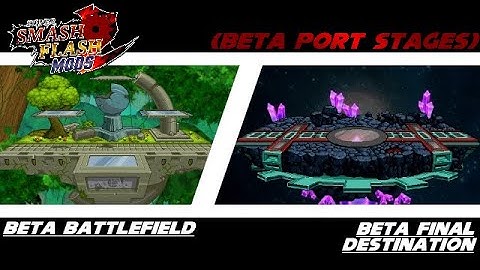 SSF2 Mods: Beta Battlefield and Beta Final Destination (Beta Port Stages)