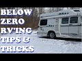 Winter RV Tips ~ 5 Below Zero Temps & Ways to Keep RV Warm