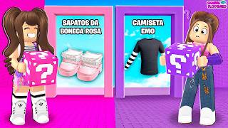 ESCOLHA NA TORRE DE BLOCO DA SORTE! ROBLOX