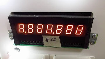 Bally 7 digit numeric display (Our Inventory Number 12)