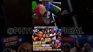 CARTER EFE  VS  PORTABLE FULL FIGHT / CHAOS IN THE RING. #CARTER EFE #CARTEREFELIVE #MACHALE