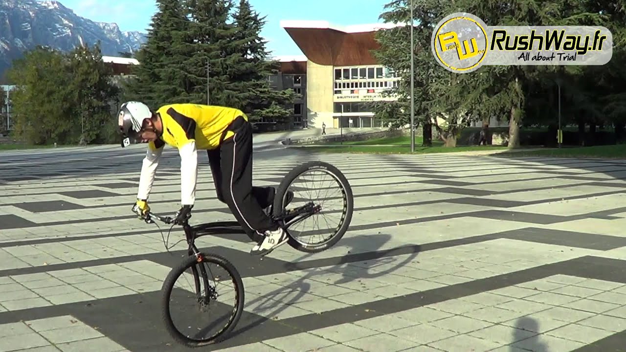 VTT Trial - Technique - La roue avant - YouTube