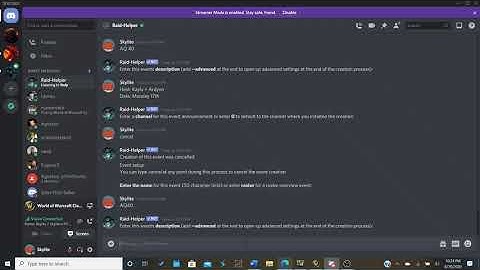 Infamous Discord: How to Create an Event
