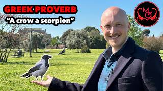 Greek Proverb "Κορώνη σκορπίον" - meaning and usage