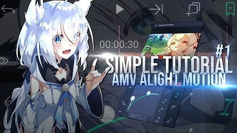 Simple Tutorial AMV Alight Motion #1 | "Eye Transition"