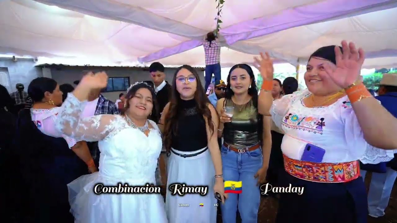 🌎 COMBINACION RIMAY 🇪🇨 BODA DE DAVID MORALES & JENIFER CORDOVA - BAILE VIDEO COMPLETO 2025