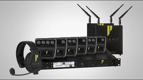 Pliant Technologies Showcases CrewCom Wireless Intercom System at InfoComm 2017