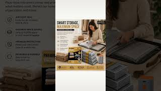 PackNstore 20-Pack Premium Vacuum Storage Bags | Save Up to 80% Space | Travel & Home Organization