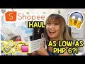 AS LOW AS PHP 6?! SHOPEE HAUL | ANDAMI TE! | MAE LAYUG 2018
