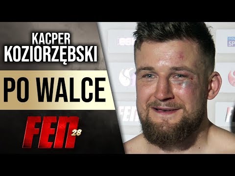 Kacper Koziorzębski wskazuje rywala do walki o pas FEN